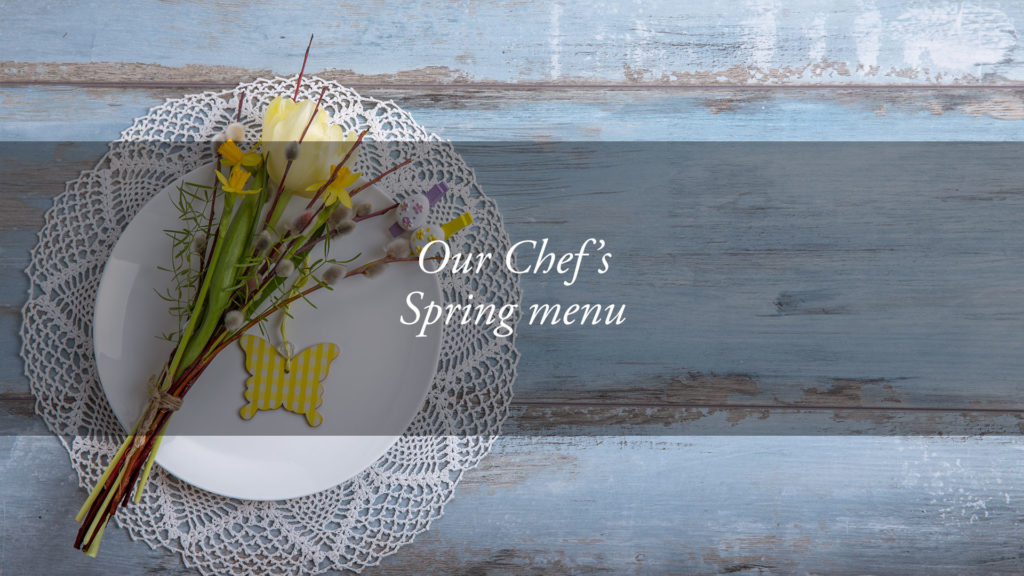 A Spring menu that all the family will love: recipes from our chef