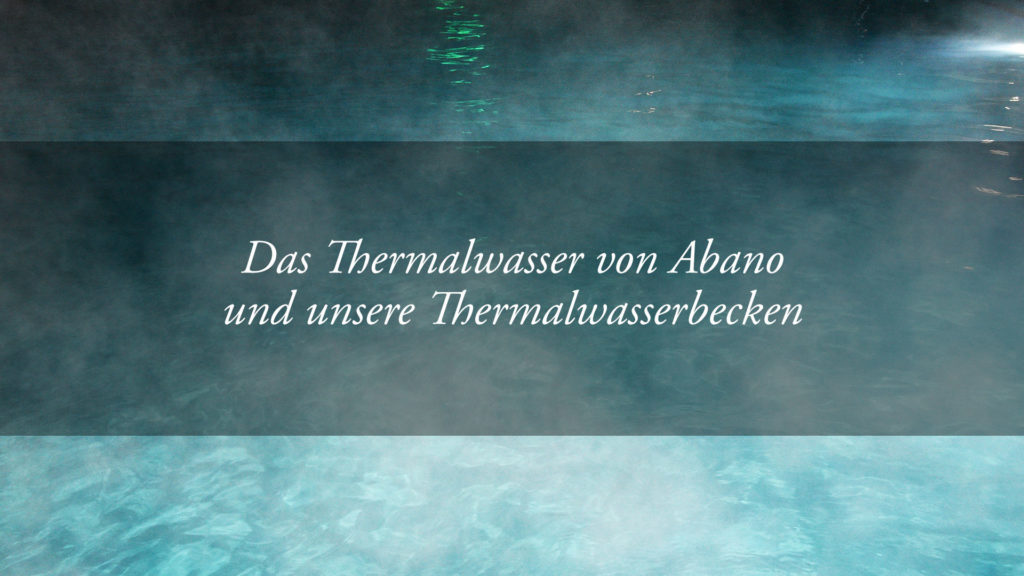 Die Thermalwasserbecken von Abano im Hotel Tritone