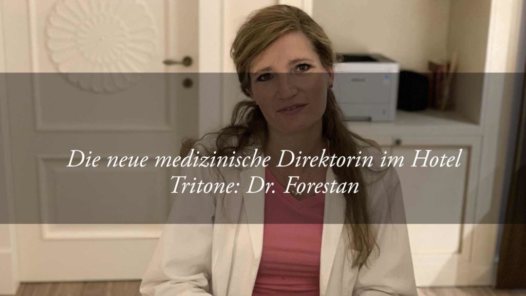 Dr. Francesca Forestan ist die neue medizinische Direktorin des Hotels Tritone.