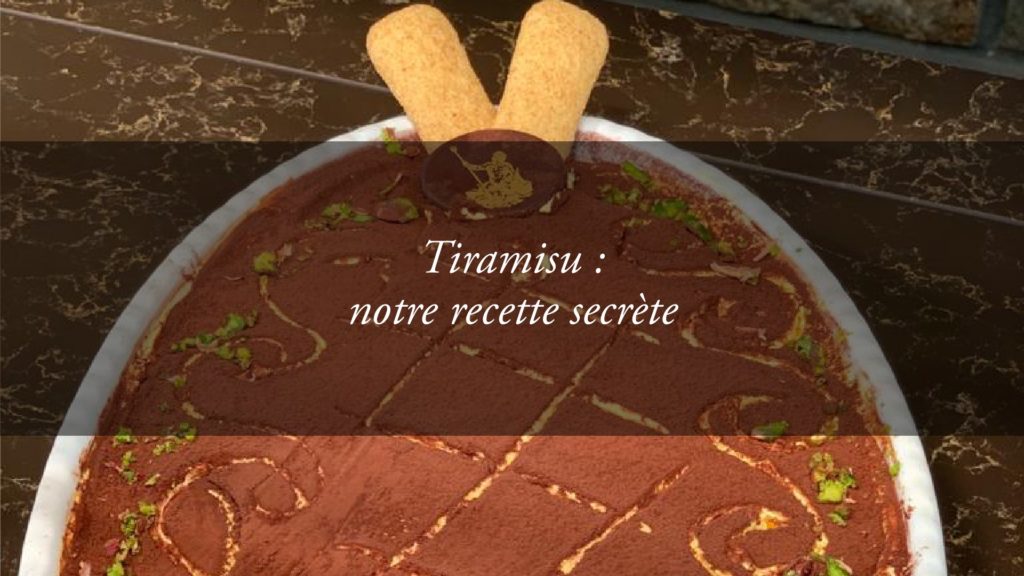 Le Tiramisu de l’hôtel Tritone