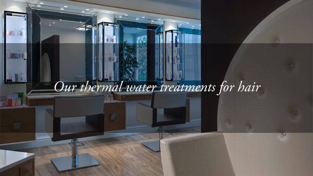 Thermal water treatments for hair