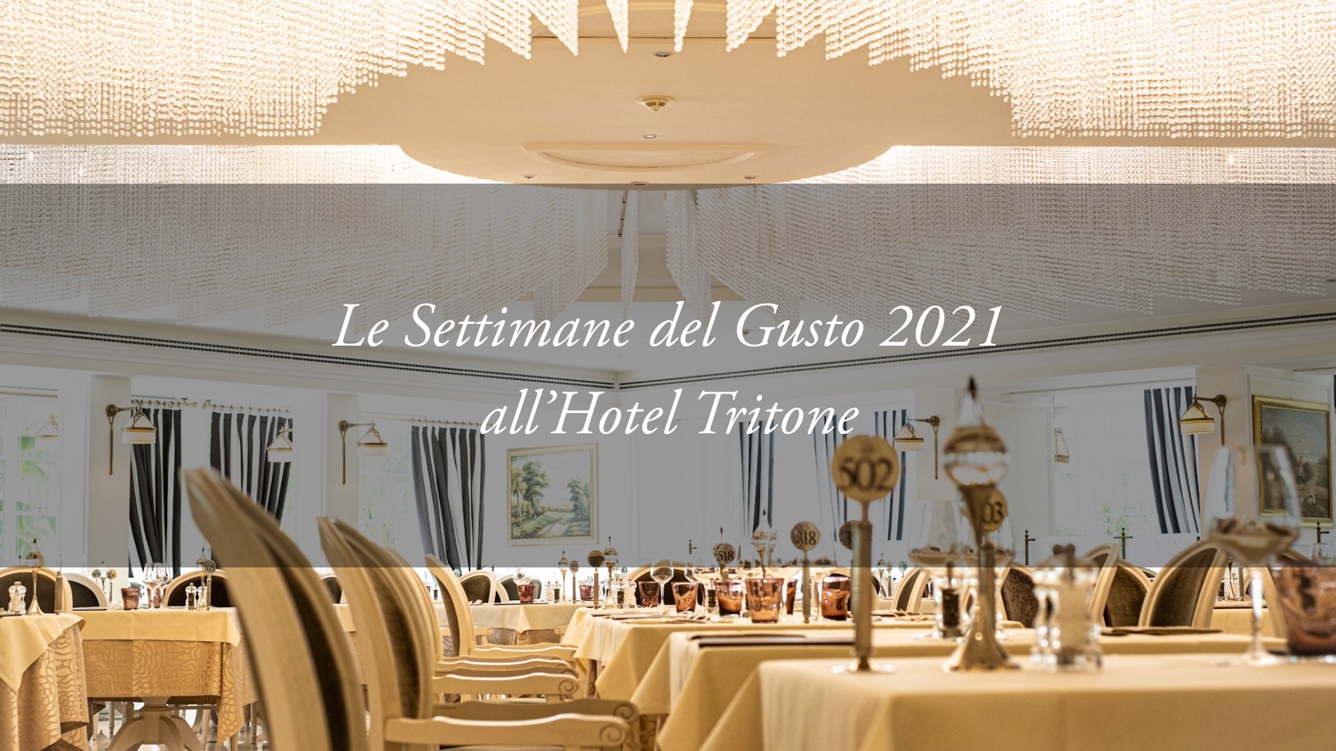 Le Settimane del Gusto 2021, e due ricette da fare a casa