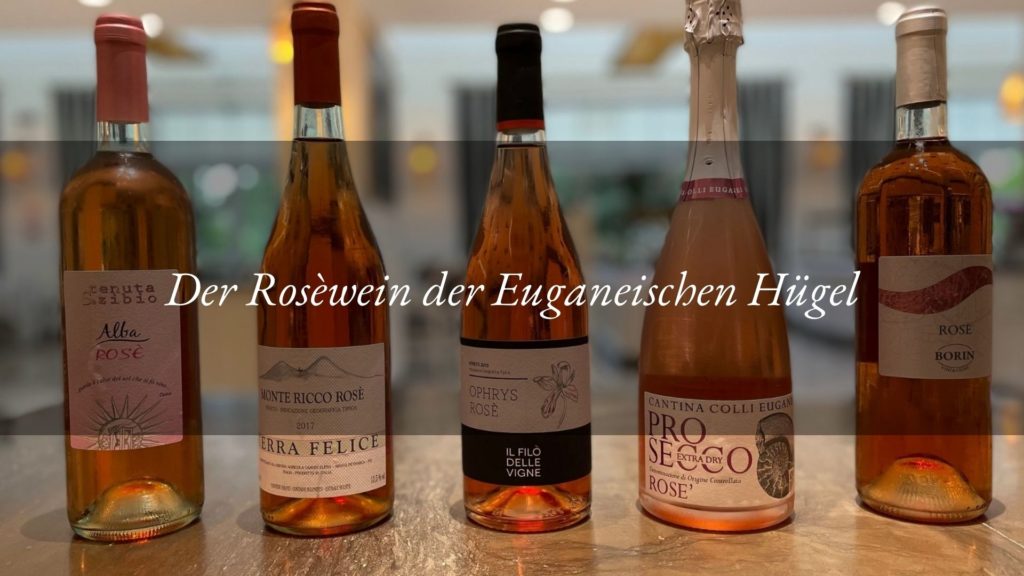 Roséweine aus den Euganeischen Hügeln: feine Etiketten zum Verkosten im Hotel Tritone