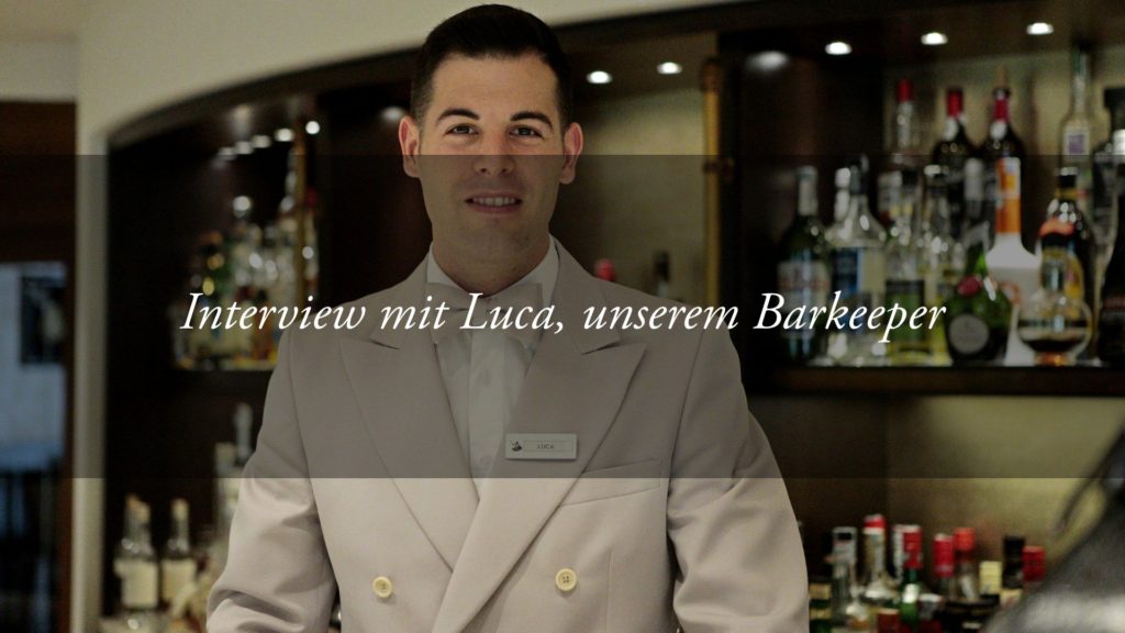 Im Gespräch mit Luca, dem Barkeeper im Hotel Tritone