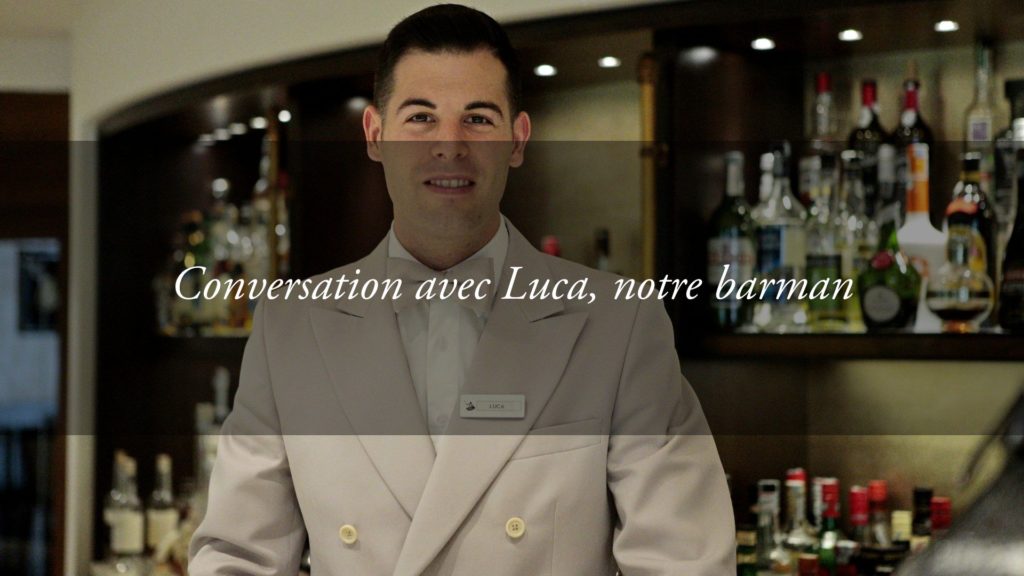 Conversation avec Luca, barman de l’Hotel Tritone