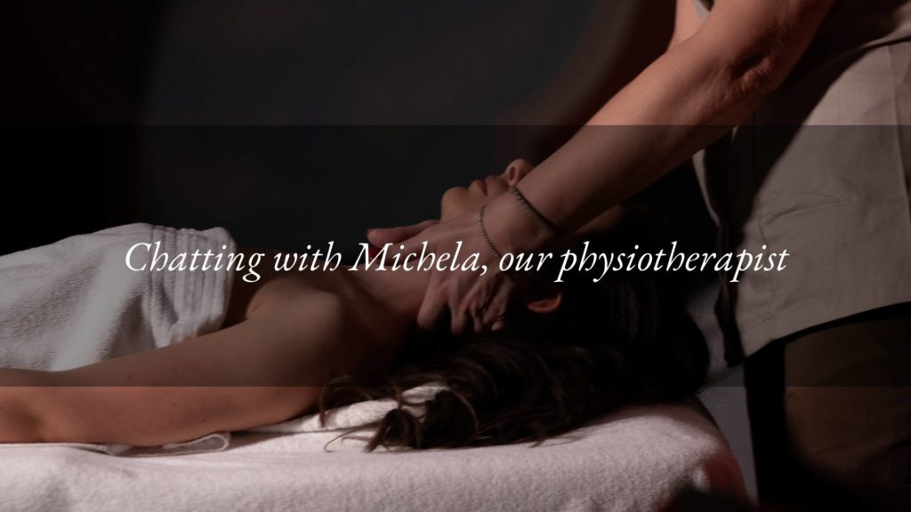 Chatting with Michela, the Hotel Tritone’s physiotherapist
