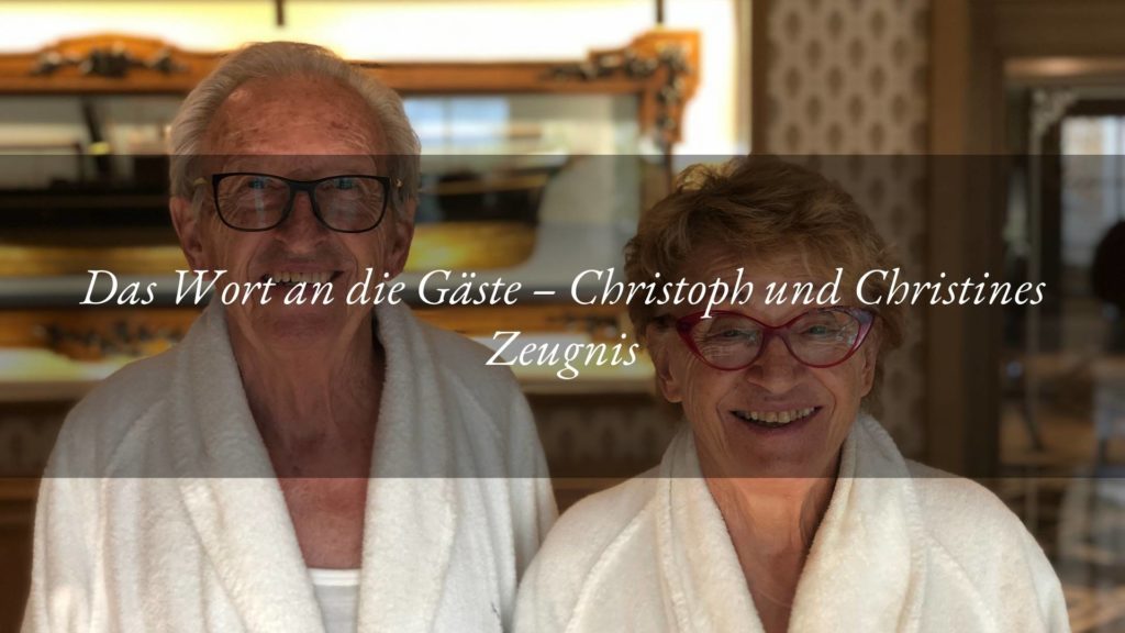 Lernen sie unsere Gäste Christoph Schmid und Christine Petzei kennen