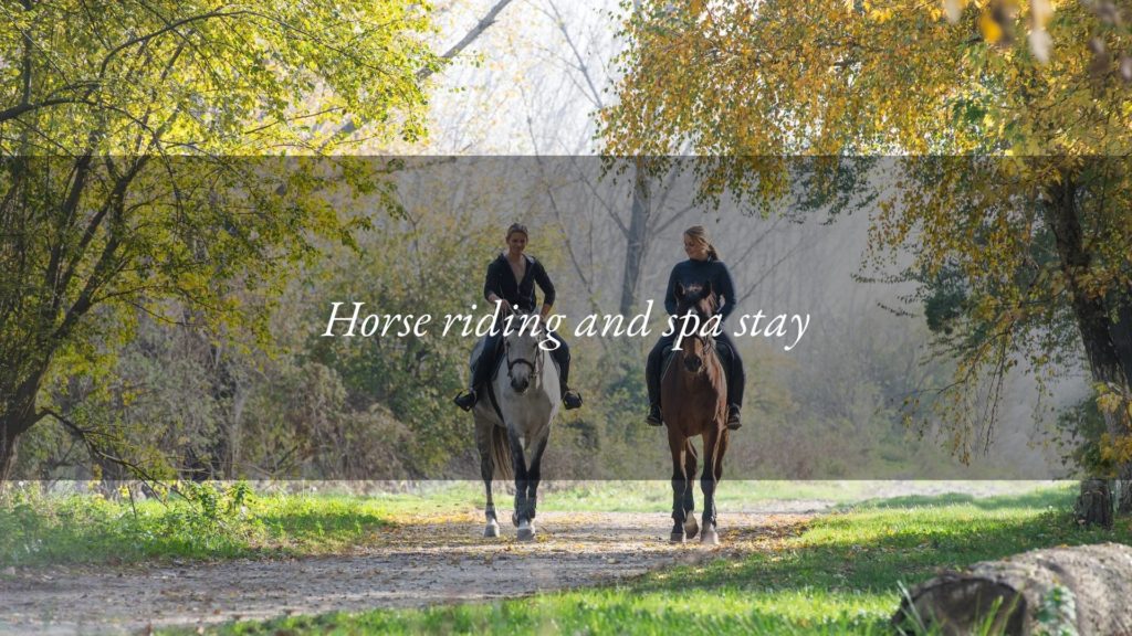 Freedom and well-being on horseback during a spa stay