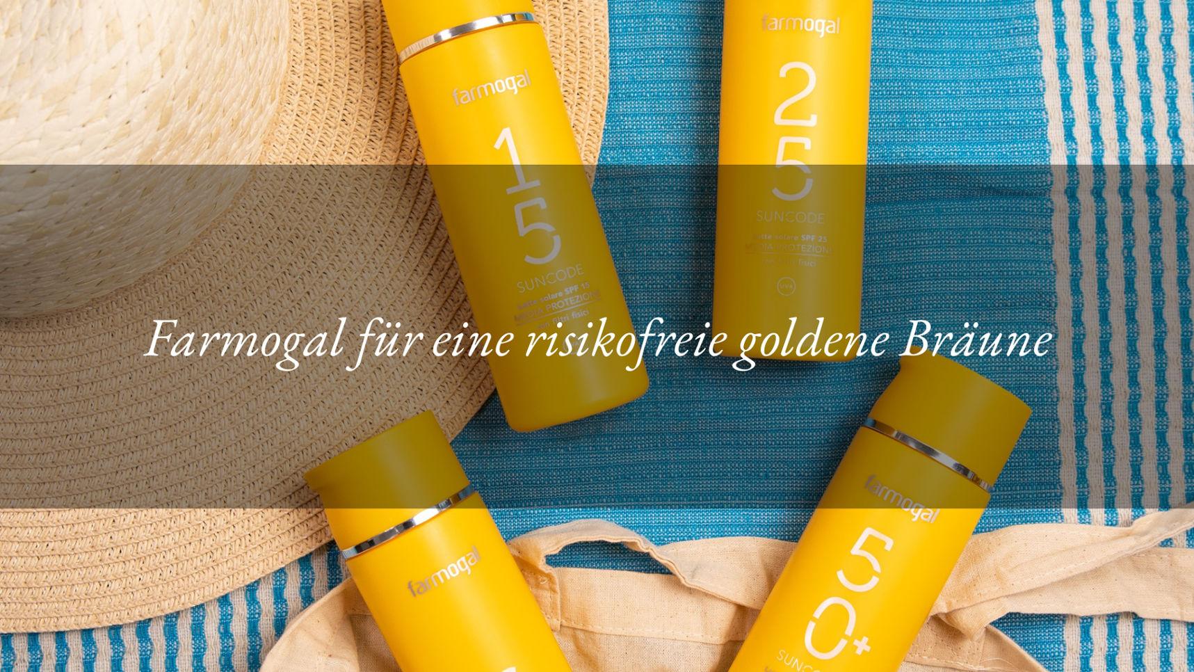 SICHERES BRÄUNEN MIT SONNENSCHUTZ UND BEHANDLUNGEN VON FARMOGAL IM HOTEL TRITONE