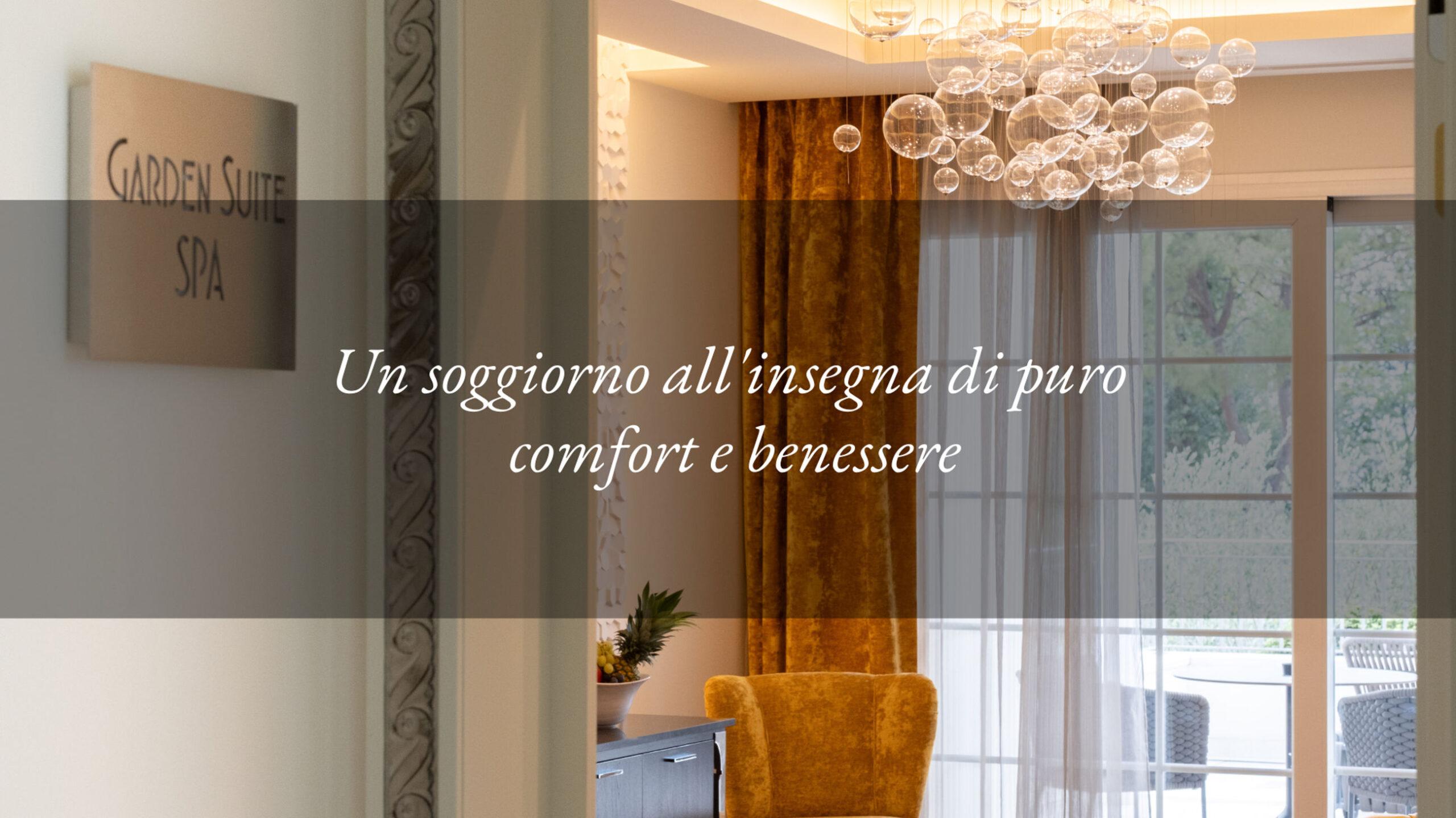 La nuova esperienza di soggiorno nelle Garden Suite Spa e Fitness