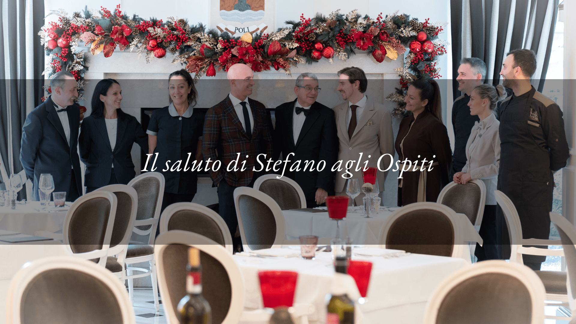 Il Maitre Stefano va in pensione e saluta tutti gli Ospiti