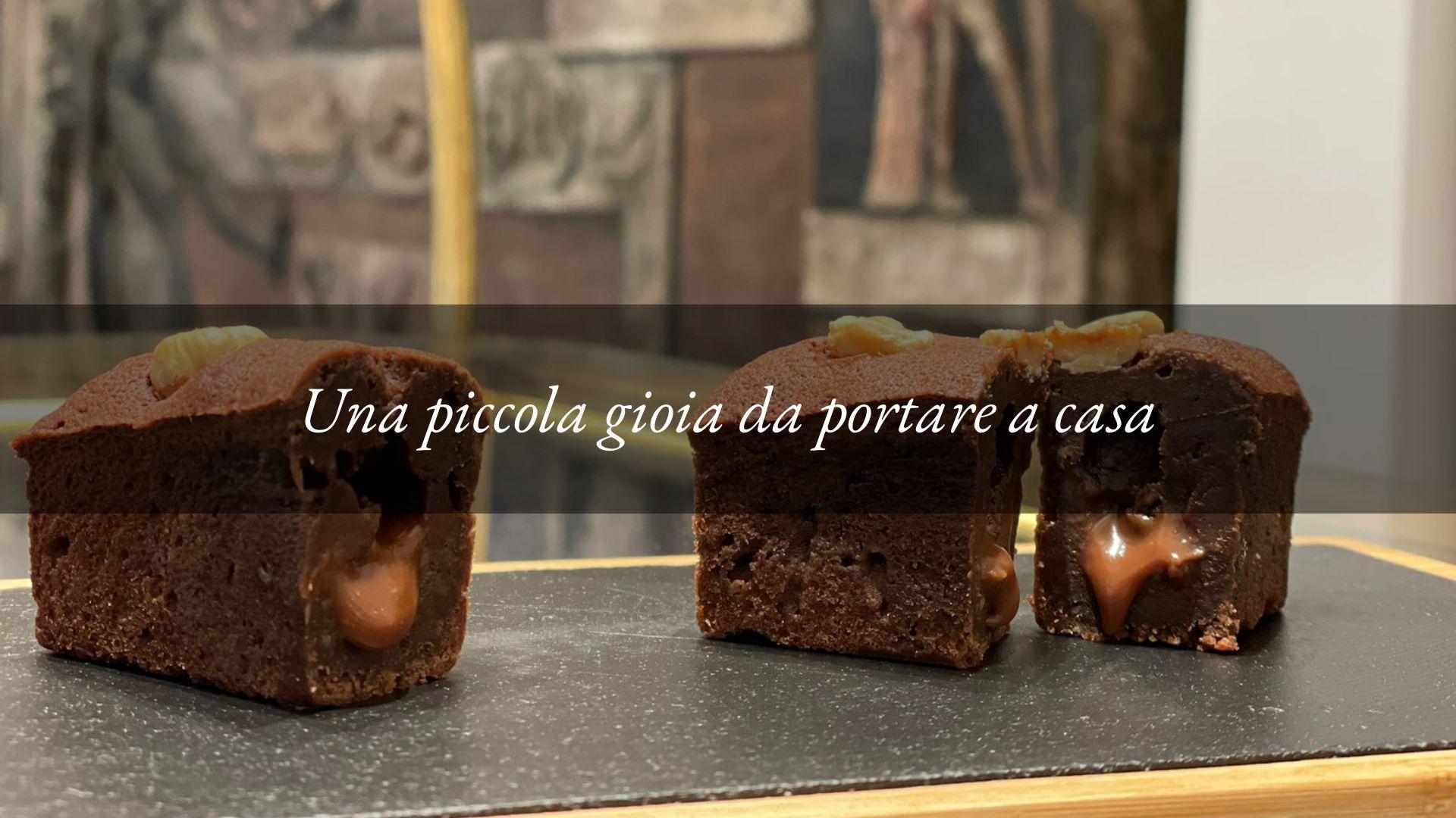 Brownie al caramello salato