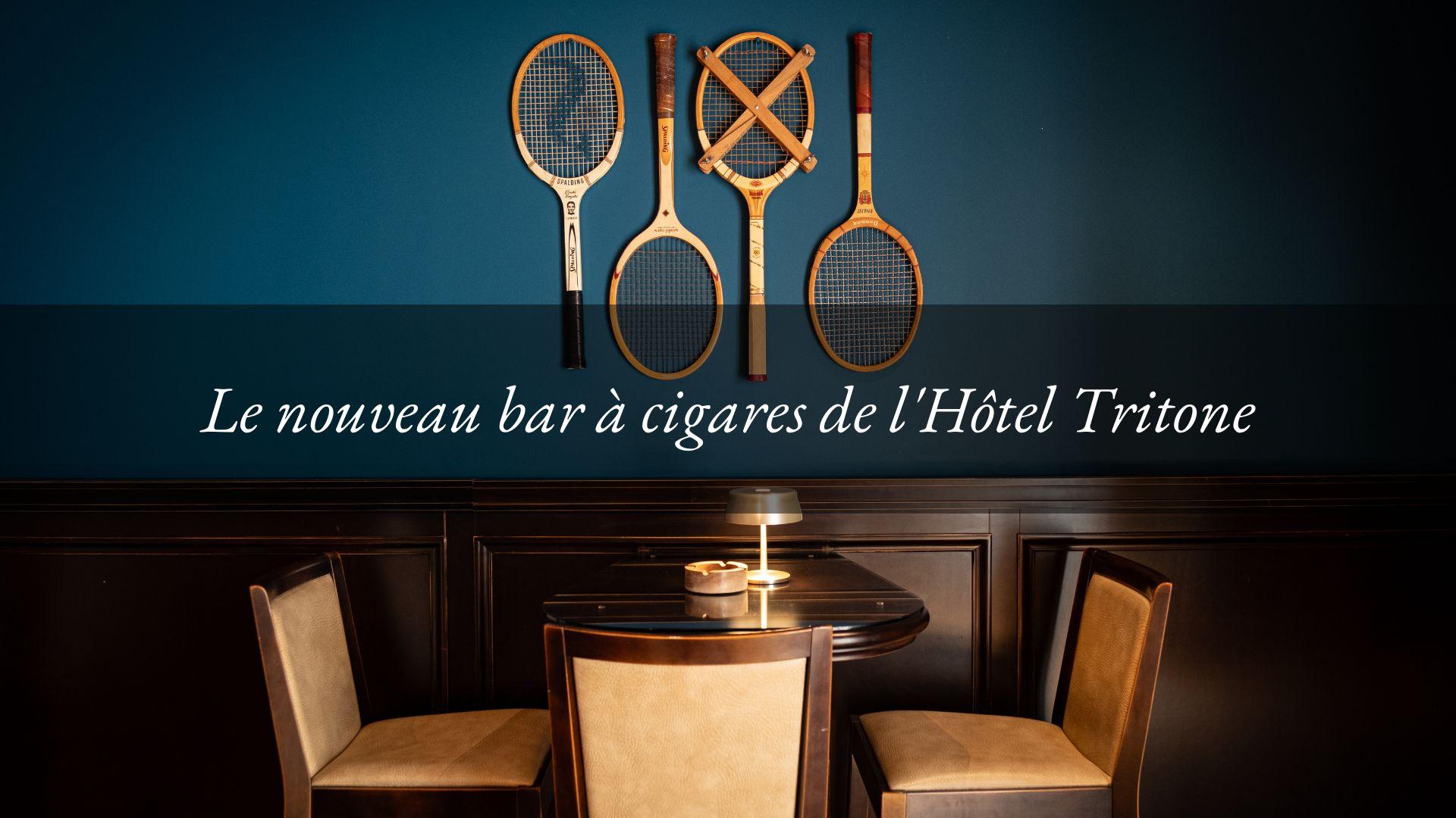 Le nouveau design du bar à cigares de l’Hôtel Tritone
