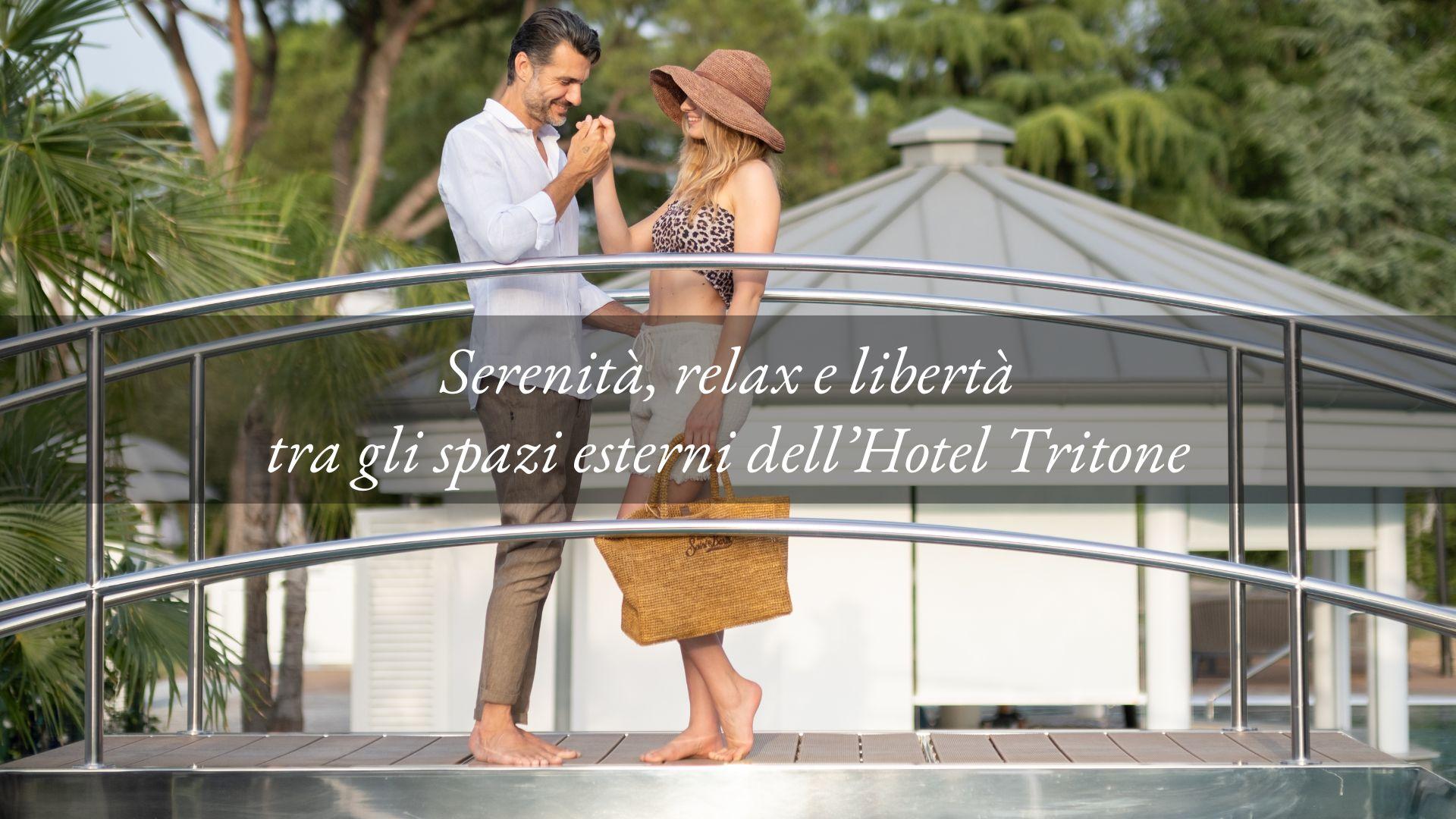 Aspettare l’estate godendosi gli spazi esterni dell’Hotel Tritone
