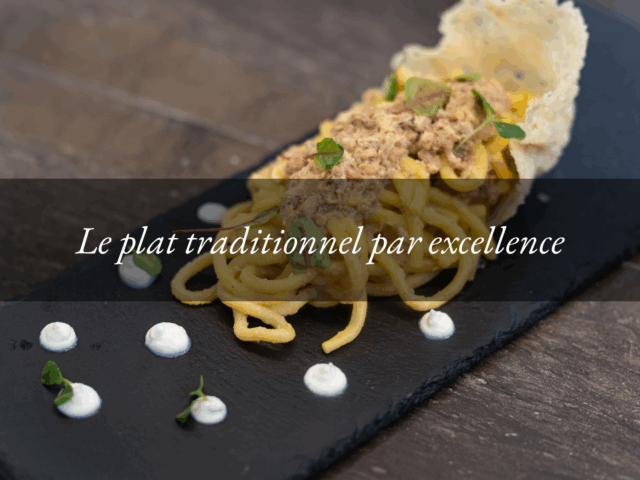 Les collines euganéennes dans l&rsquo;assiette : bigoli al torchio avec ragù di corte de l&rsquo;Hôtel Tritone