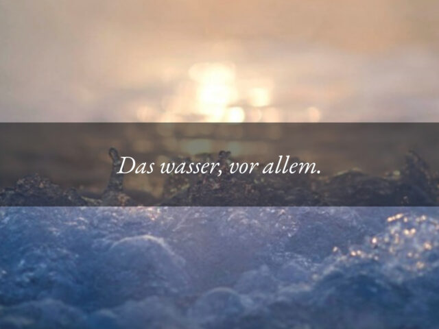 Das wasser, vor allem. Unter den Euganeischen Hügeln beginnt die Fürsorge lange bevor sie uns erreicht
